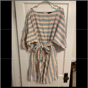 Jcrew Pastel Striped Dress